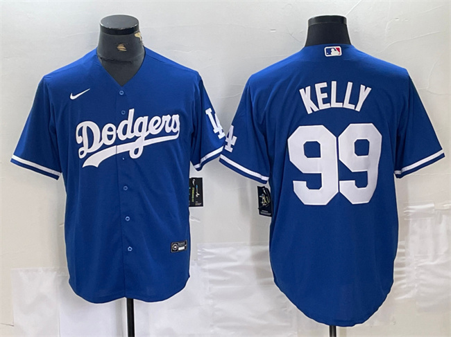 Los Angeles Dodgers #99 Joe Kelly Blue Cool Base Stitched Jersey - Click Image to Close